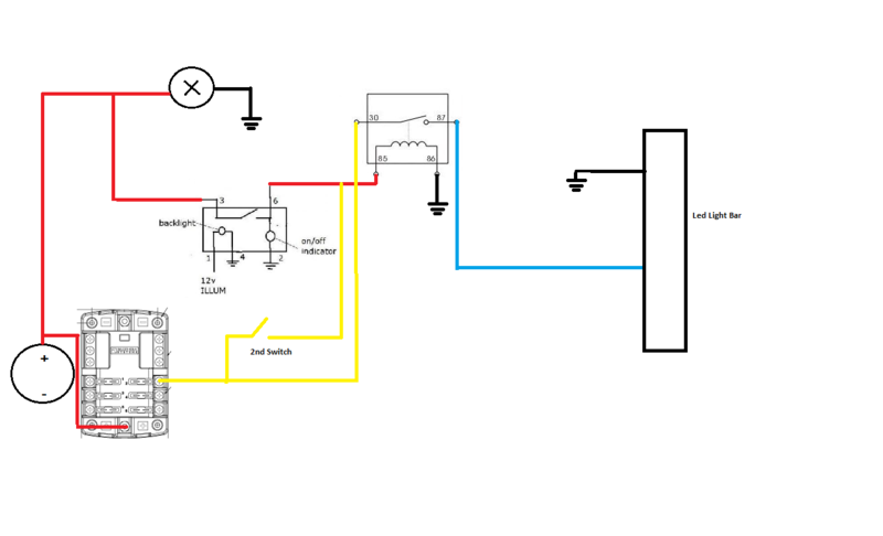 Negative LED light bar wiring | IH8MUD Forum